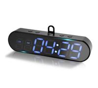 Candeon Fitness Minuteur, Timer Intervalles D'entraînement Minuterie De Gym Magnétique Avec10 Fonctions, LED Minuteur D'entraînement Portable Minuteur Sport Rechargeable USB, Compte à Rebours/Haut