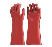 Candeon Gants Electricien Isolant, 10KV Gants Isolants en Caoutchouc Gants De Travail De Protection électriques, Classe 00 Gant De SéCurité IsoléS pour Travaux électriques à Haute Tension