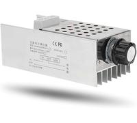 Candeon Haute Puissance Scr Régulateur De Tension, AC 110V 220V 10000W Contrôleur De Vitesse De Moteur Régulateur De Tension Ac Régulateur De Vitesse Du Thermostat Gradateur Pour Hauffe-Eau, Lampes