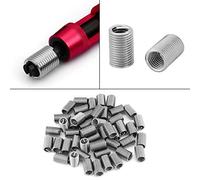 Candeon Insert de réparation de vis - 50pcs M6x1.0x3D Helicoils Kit SS304 Inserts de filetage de vis hélicoïdale en fil d'acier inoxydable
