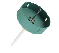 Candeon Kit de Scie Cloche 120 Mm/150 Mm, Ouvre-trou avec Tige Hexagonale de 7,5 Mm, Jeu de Forets pour Scie Cloche pour Spots Encastrés, Downlights, Plaques de (120 mm / 4,7 pouces)