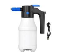 Candeon Pulvérisateur à Mousse Electrique Voiture, 1,5 L Pulvérisateur à Pression à Pompe Canon A Mousse Voiture à Batterie, sous Pression Electrique Pulverisateur A Main pour Lavage Auto, Jardin