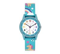 Cander Berlin MNA 0230 E Montre d'apprentissage analogique étanche pour enfant fille 3 ATM Motif licorne, bracelet