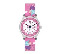Cander Berlin MNA 4030 P Montre pour enfant étanche 3 ATM Montre d'apprentissage analogique rose à paillettes, bracelet