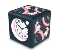 Cander Berlin MNU 4010 M Réveil Horloge Enfant Pédagogique Silencieux avec Lumière Licorne Snooze Éclairage sans Tic-Tac pour Chambre d'Enfant Fille