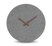 Cander Berlin MNU 6130 S Horloge murale design en béton silencieuse 30,5 cm Pas de tic-tac ennuyeux