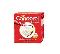 CANDEREL - Édulcorant Sucralose Saveur Vanille Douce, Pratique en Sticks 50x2g (100g) - Lot de 4 - vendu par Lot