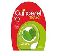 CANDEREL - Stévia - Edulcorant Naturel - le Gout du Sucre Sans Calorie - 100 Comprimés - Format Pratique - Lot de 4