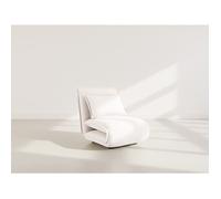 Candice - Banquette 1 place convertible clic-clac en velours côtelé - Beige