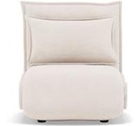 Best mobilier Banquette 1 place convertible Candice clic-clac Velours côtelé Beige
