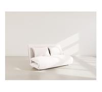 Candice - Banquette 2 places convertible clic-clac en velours côtelé - Beige