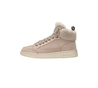 Candice Cooper Baskets à cheville en nubuck et mouton, Marron clair 39