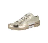 Candice Cooper Rock Patch S-Baskets en Cuir, Platine 39