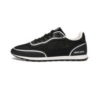 Candice Cooper - Baskets en cuir et tissu Plume Flyknit. - Femme - Chaussures - Noir - Taille: 37 EU