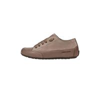 Candice Cooper Baskets en Cuir et Velours, Gris Clair 40