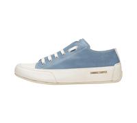 Candice Cooper Rock S-Baskets en Cuir tamponné-Blanc, Blanc-Bleu Clair 36