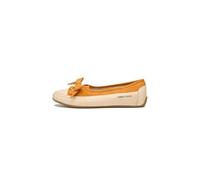 Candice Cooper Femme Candy Bow Ballerines, Ecru Clementine, 37 EU