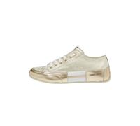 Candice Cooper Rock Patch S-Baskets en Cuir, Platine 39