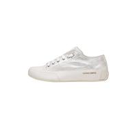 Candice Cooper Rock S-Baskets en Cuir dégradé-Blanc, Blanc-Argenté 39