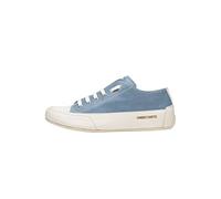 Candice Cooper Rock S-Baskets en Cuir tamponné-Blanc, Blanc-Bleu Clair 41