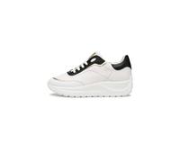 Candice Cooper Spark 010-Baskets en Cuir-Blanc, Blanc-Noir 35