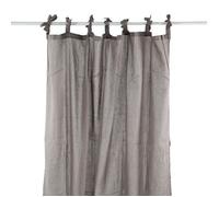 CANDICE - Voilage XXL en coton beige 140 x 300 cm