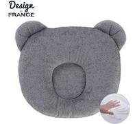 Candide - Coussin cale tête bébé P'tit Panda - Gris foncé Gris foncé G