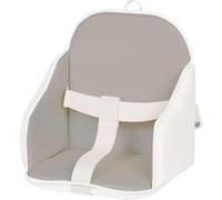 Candide - Coussin de chaise PVC avec sangles gris/blanc Gris G