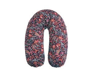 Candide - Coussin De Grossesse - Coussin d'allaitement - Coussin De Maternité - Transat Bébé - Multirelax - 3-9kg - Déhoussable - Fabriqué en France - 69x44x14cm (Fleurs/Cassonade)