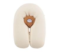 Candide Coussin de grossesse Multirelax – Coton Bio GOTS – Déhoussable – Beige 3-9 kg 69×44×14 cm