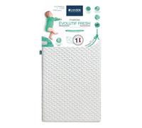 Candide - Matelas 70x140 cm pour lit de bébé Evolutif Fresh ferme pour les bébés sensibles - Déhoussable à 360° - Thermorégulant - Matelas bébé évolutif pois/âge - Sans traitement
