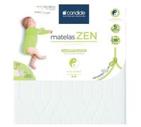 Candide - Matelas Bébé 70x140 cm Zen Bambou - Ferm, Doux, Absorbant - Idéal pour Peaux Sensibles - Antibactérien, Déhoussable à 360° - Fabriqué en France
