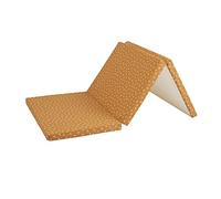 Matelas de voyage - 120 x 60 cm - Ep. 4 cm - Pliant - Camel - CANDIDE