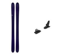 CANDIDE Skis - Packs (skis + fix) - Skis polyvalent freeride - Pack Resort 101 2026 en Bois - Navy Navy 173 cm,179 cm,184 cm,189 cm