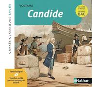 Candide - Voltaire - Edition pédagogique Lycée - Carrés classiques Nathan