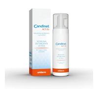 Candinet Act 2% Mousse Nettoyante Active pour l'Hygiène Intime Quotidienne, Action Acidifiante et Rééquilibrante de l'Écosystème Intime, Flacon de 150 ml