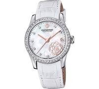 Candino Cuir Femme Montre C4721/1 Analogique Fashion Montre blanche Elegance D2UC4721/1