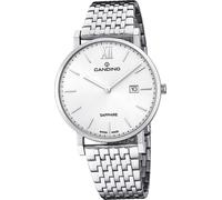 Candino en acier inoxydable pour hommes Montre analogique de luxe argentée Classic D2UC4722/1