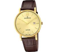 Candino en acier inoxydable pour hommes Montre analogique de luxe brun foncé Classic D2UC4726/2