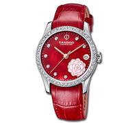 Candino Femme Montre Analogue Mode Pure C4721/2 Cuir Elegance Rouge UC4721/2