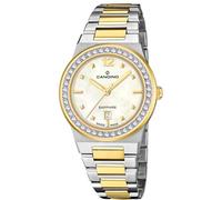 Candino Montre Femme C4750/A Lady Casual Boîtier en acier inoxydable 316l Multi Bracelet en acier inoxydable 316l Multi, beige, Mediano