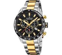 Candino Montre Homme C4748/D Gents Chrono Boîtier en acier inoxydable 316l Multi Bracelet en acier inoxydable 316l Multi, Noir