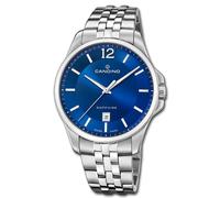 Candino Swiss Montre Homme Analogique Acier Inoxydable 316L - Mouvement Quartz - Calendrier - Verre Saphir Haute Résistance - Étanche 5 ATM C4762/2 Couple Classic