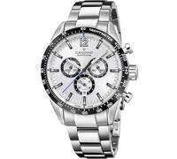Candino Montre pour Homme C4757/A Gents Chrono Boîtier en Acier Inoxydable Gris Bracelet en Acier Inoxydable Gris