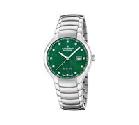 Candino Swiss Montre Homme Analogique en Acier Inoxydable 316L Argenté - Mouvement Quartz - Calendrier - Verre Saphir Haute Résistance C4792/2 1947