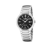 Candino Swiss Montre Homme Analogique en Acier Inoxydable 316L Argenté - Mouvement Quartz - Calendrier - Verre Saphir Haute Résistance C4792/4 1947