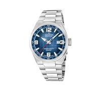 Candino Swiss Montre Homme Analogique en Acier Inoxydable 316L Argenté - Mouvement Quartz - Calendrier - Verre Saphir Haute Résistance - Étanche 10 ATM C4797/3 1947