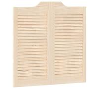 Canditree Porte Battante Double en Bois de Pin Massif pour Saloon Escalier