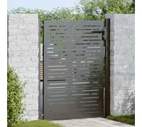 Canditree Portillon de Jardin en Acier, Portail Métallique avec Système Verrouillable pour Terrasse Extérieur (105 x 150 cm)