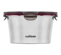 CANDL Cuitisan (Flora) conteneur hermétique en acier inoxydable avec un couvercle à clip rond (Ø12,4cm x 5,4cm / 300ml) (Ø 15,4cm x 9,3cm / 920ml)